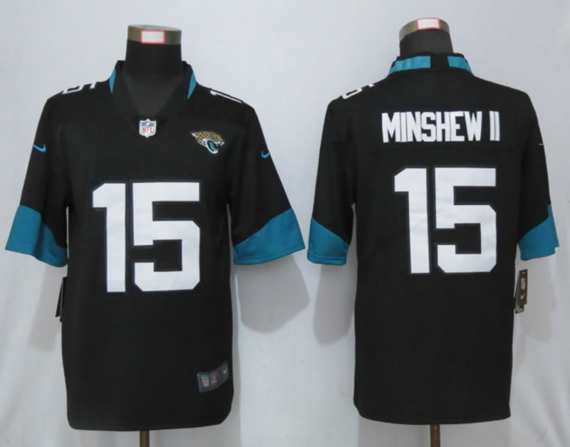 Nike Jacksonville Jaguars 15 Minshew ll Black Vapor Untouchable Limited Jersey,We sell and wholesale Nike Jacksonville Jaguars 15 Minshew ll Black Vapor Untouchable Limited Jersey on line form chian!